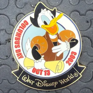 Disney parks Columbus Day 2003 Donald Duck limited edition 1500 trading pin VTG thumbnail 1