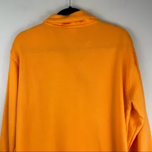 PINK Victoria’s Secret Orange Spellout Quarter Zip Sweatshirt Sz Medium thumbnail 9