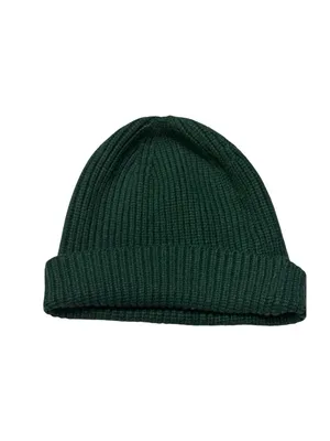 J. Crew Winter Cold Weather Green Ribbed Knit Beanie thumbnail 6
