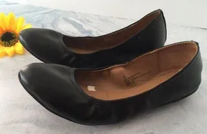Black Ballet Flats, Size 7 1/2 thumbnail 1