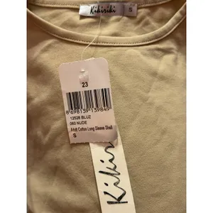 NWT Kikiriki Women's Long Sleeve Pullover Tee Size S - Camel A1-h43 thumbnail 2