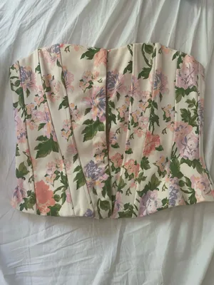 ZARA Floral Corset thumbnail 2