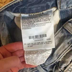 Bershka High Waisted Wide Leg Denim Jeans Y2K/2000s Baggy Size 00 Waist thumbnail 7