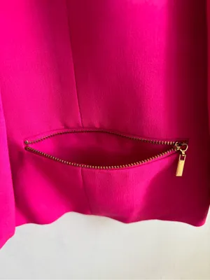 Evan Picone Black Label Hot Pink Women’s Open-Front Blazer Size 16 thumbnail 6