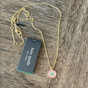 Kate Spade Multi Color Pendant Necklace NWT thumbnail 2