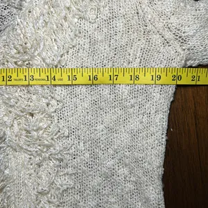 Cato Women’s Beige Single Button‎ Long Sleeve Cardigan Sweater Size Large thumbnail 6