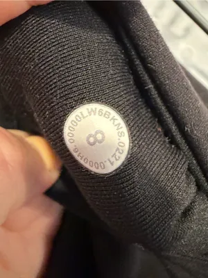 Black‎ Lululemon Athletic Capri Patterned Leggings thumbnail 2