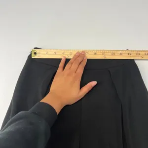 Shein Palazzo Crepe Pants Womens XS Black Pleated Side Zip‎ High Rise Wide Leg thumbnail 11