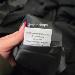 Moda Glam Delphine Strapless Mermaid Gown Black thumbnail 12