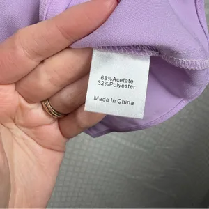 Tuckernuck Light Purple Button Up Flutter‎ Sleeve Top thumbnail 5