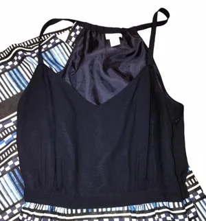 J Crew factory size 00 navy blue boho maxi dress thumbnail 1