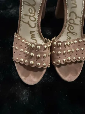 Sam Edelman Yoshi studded heeled sandal women's size 9 shoes heels thumbnail 2
