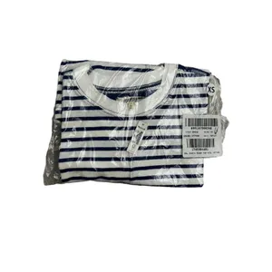 Madewell Easy Long-Sleeve Rugby Tee Contrasting Stripe Pure blue XS NWT thumbnail 5