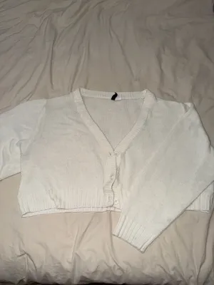 Divided H&M Sweater Cropped White thumbnail 2