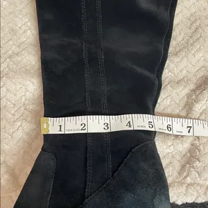 Sole Society Womens‎ Cleo Knee High Black Suede Block Heel Boot Whimsigoth 8.5 thumbnail 12