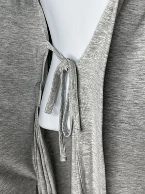 Posh Peanut Mommy Robe in Light Gray Size Small Soft Maternity thumbnail 7