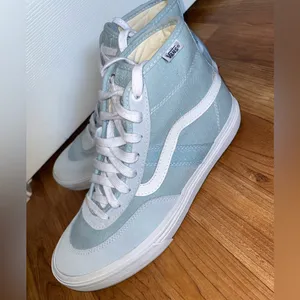 Baby blue high top vans thumbnail 3