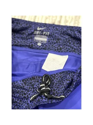 Nike women's small purple/black Dri-Fit capri leggings thumbnail 2