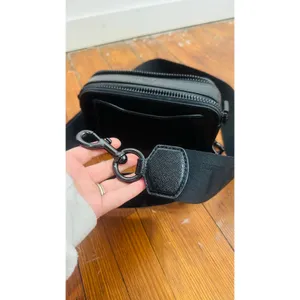 MARC JACOBS Black Leather Poly Coating The Snapshot DTM Corssbody Handbag thumbnail 10