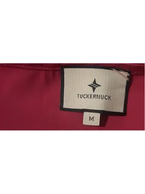 Tuckernuck Raspberry Organza Delaney Dress M Puff Sleeves Collar Wedding Guest thumbnail 11