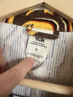 NWT Lucy & Yak Organic Corduroy Roxy Jacket in Feline Fine thumbnail 4