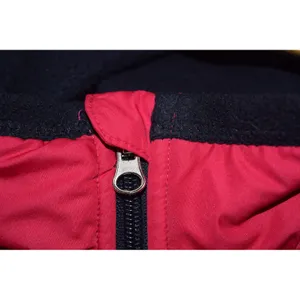 Lauren Ralph Lauren Active Jacket Womens XL Pink Navy Hybrid Quilted Fleece Zip thumbnail 4