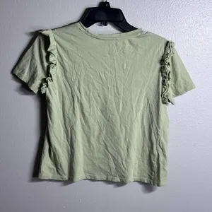 Zara Women Light Green top/Blouse Casual‎ size M. thumbnail 5
