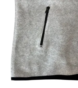 Carolyn Taylor VTG Gray Fleece Vest Women's Size Small Full Zip Up thumbnail 3