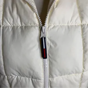 Vintage 90s Tommy Hilfiger Ski Team USA white puffer insulated jacket size large thumbnail 4