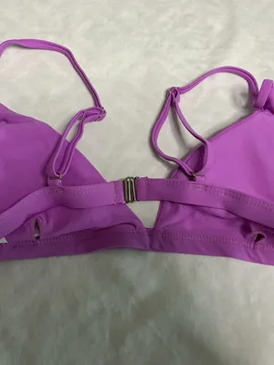 Purple High Waisted Bikini Set Size M Two Piece Swimsuit thumbnail 4