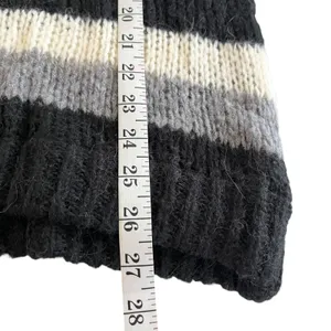 Zara Steven Meisel Striped Alpaca Sweater – Cozy Oversized Fit size M thumbnail 5