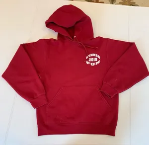 Jerzees Women’s Small Unisex Style Red Summer 2015 Pullover Hoodie Hooded Sweatshirt thumbnail 1