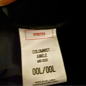 Express Women's Black Columnist Mid-Rise Ankle Pants Slacks Trousers 00L EUC thumbnail 5