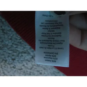 RSVP‎ by Talbots Sweater Large Red Jeweled Ruffle Neck Holiday Cashmere Blend thumbnail 5