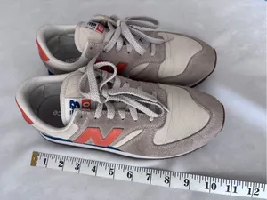New Balance 420 Sneakers Size 7 Men / 8.5 Women Grey Orange Blue UL420VC2 Suede thumbnail 9