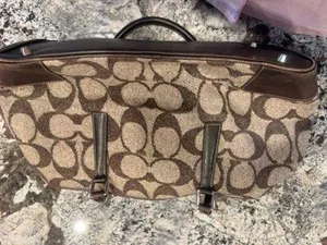 Coach Tote Bag Shoulder Signature brown thumbnail 6