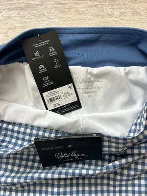 Walter Hagen Blue Gingham Golf Skort Size XS thumbnail 4