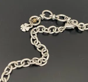 LUCKY BRAND Silver-tone Chain Flower Cabochon Y-Necklace 31g thumbnail 10