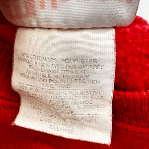 VTG Red Teddy Bear urgly Christmas Sweatshirt XXL Premium Weight holiday‎ unisex thumbnail 3