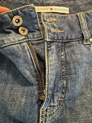Tommy Hilfiger Classic Indigo Denim Jean Shorts Preppy/Y2k vibes Size‎ 8 thumbnail 9