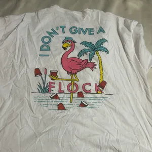 Eighty Eight Funny Flamingo Graphic T Shirt I Don’t Give a Flock thumbnail 2