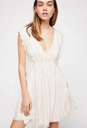 Free People Cactus Flower Mini Dress sz M thumbnail 1