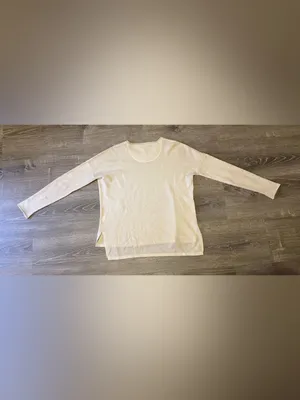 Vince 100% Cashmere Sweater Off White Womens Size XS Round Neck Long Sleeve thumbnail 11
