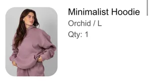 Comfrt Orchid Hoodie thumbnail 4