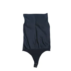 Abercrombie Satin Cowl Neck Bodysuit Size Small Black Minimal Elegant Going Out thumbnail 3