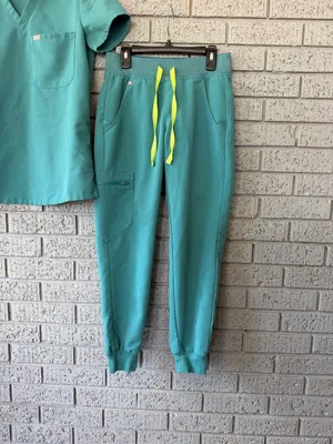 Figs Scrub Set Marine Cactus Catarina Top Zamora Joggers Size XXS thumbnail 6