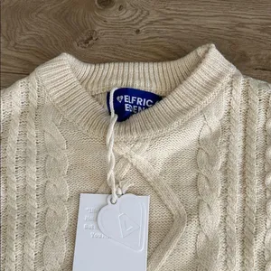 AELFRIC EDEN SOLID CABLE STITCH SWEATER, Cream, Size XS,NWT thumbnail 4