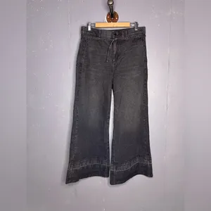 Democracy Tie Waist Wide Leg Jeans Size 10 thumbnail 5