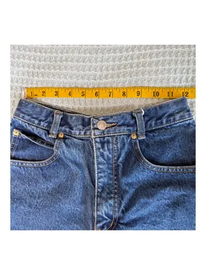 Vintage Lawman Jeans Denim Mom Shorts Womens Juniors 5 90s Western Cowgirl Jorts thumbnail 5