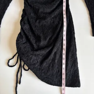 Princess Polly Que Sera Long Sleeve Mini Dress Women’s Size 2 NWT Black Bodycon thumbnail 7